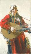 Anders Zorn Home Tunes, oil